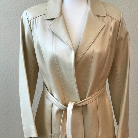 St. John Jackets & Blazers - 💜HOST PICK💜 St. John Sport Belted Leather Jacket
